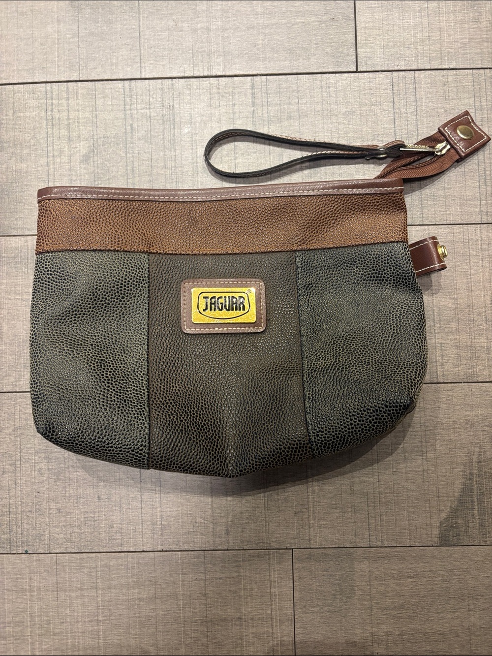 ♠️5/$25♠️Large Pebbled Leather Bag Toiletry Bag